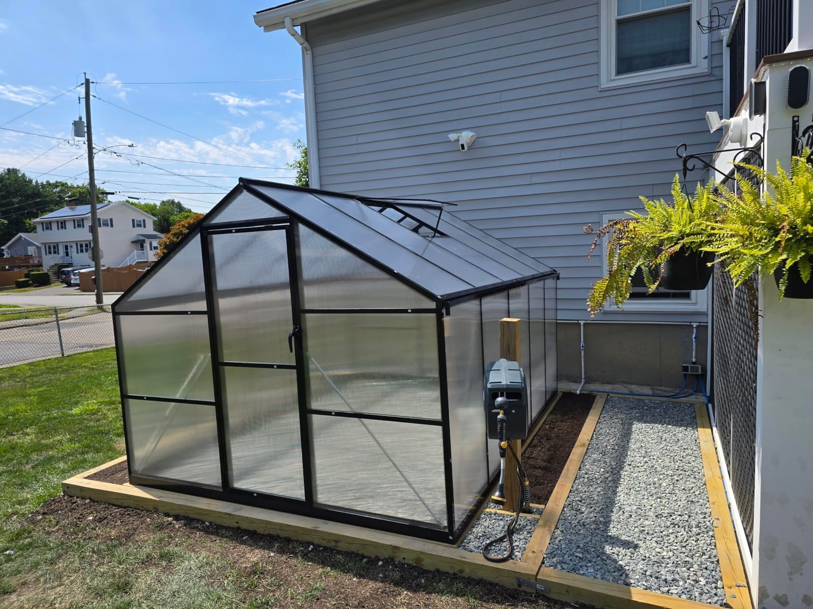 IDEALHOUSE 8×12 FT Greenhouse, Large Walk in Greenhouses for Outdoors and Garden Planting, Polycarbonate Greenhouse with Enhanced Aluminum Frame, Green Houses with Quick Setup Structure and Roof Vent customer photo 2