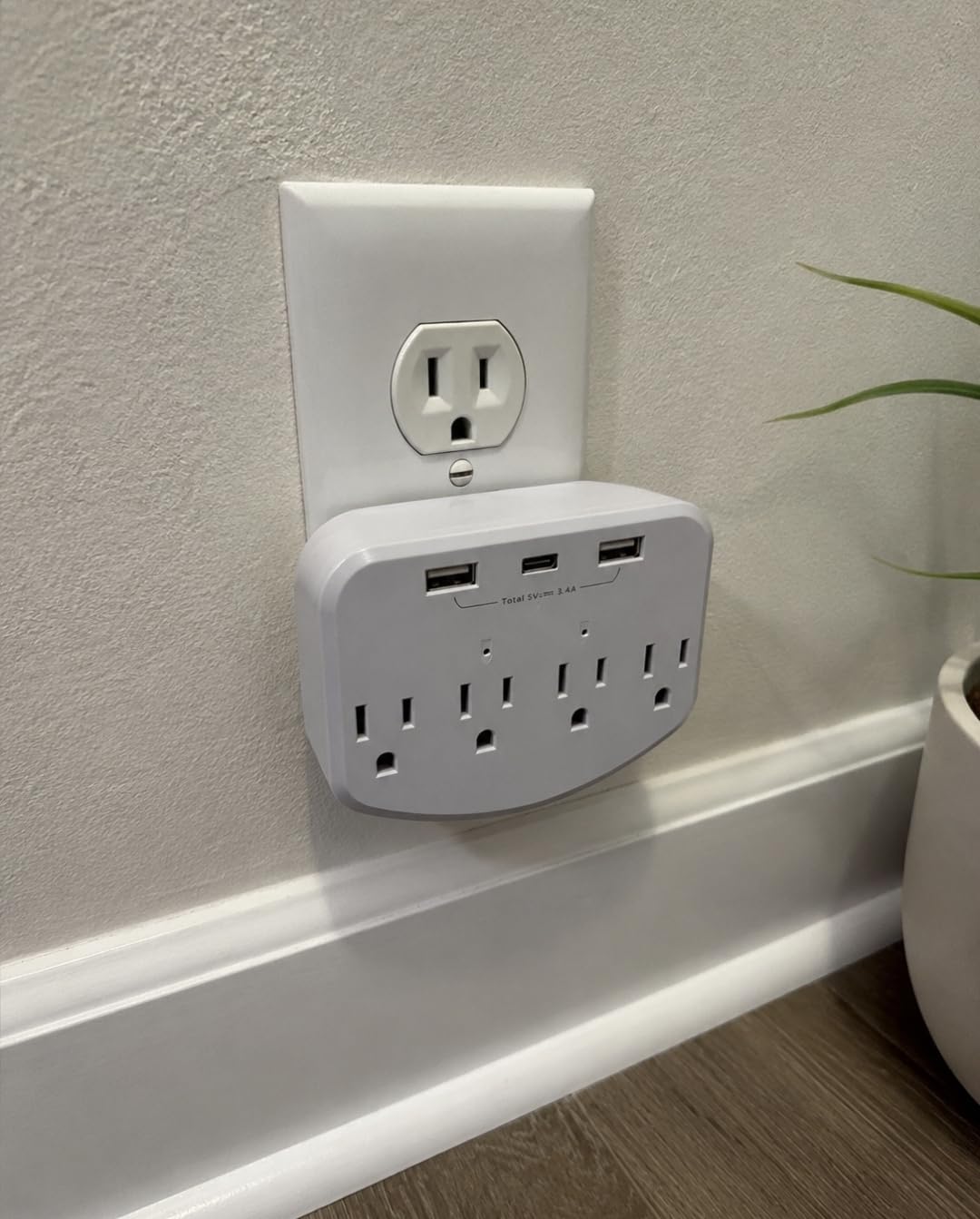 1080P HD Hidden Wall Outlet Camera, WiFi Spy Camera for Indoor Security with Motion Detection, Loop Recording, No Audio, Compact Nanny Cam for Home, Office, Baby and Pet Monitoring customer photo 1