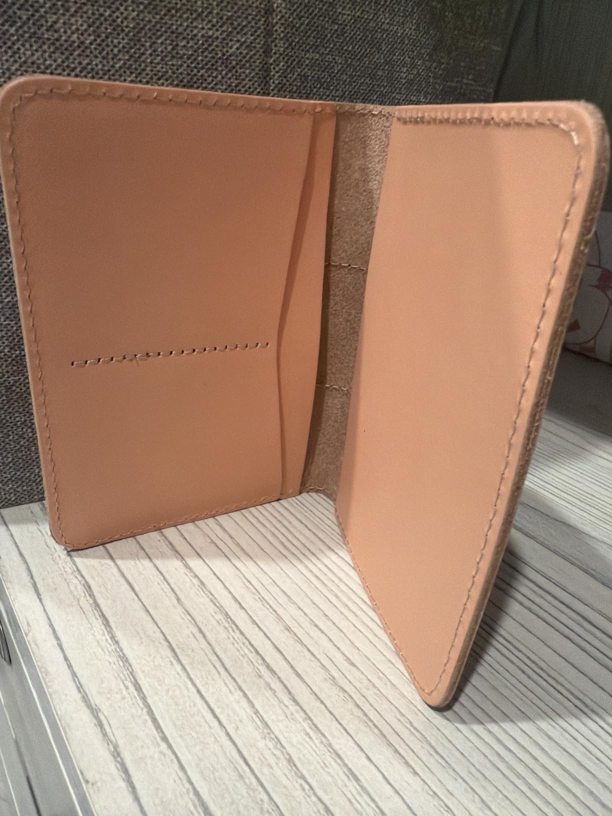 ALLIVE Passport Holder for Travel, Genuine Leather Passport Holder with AirTag Slot for Women and Men, Passport Cover Wallet Travel Must Haves Airport Essentials, Travel Gifts (Midnight Navy) customer photo 1