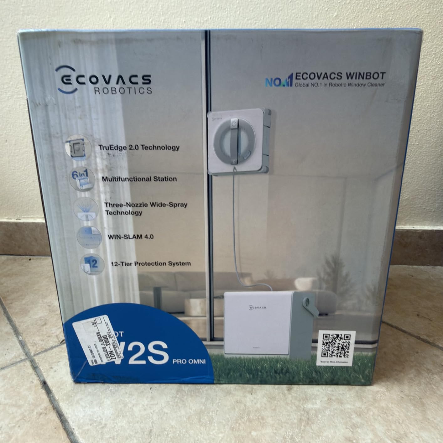 ECOVACS WINBOT W2S PRO Omni Robotic Window Cleaner with Portable Station customer photo 2