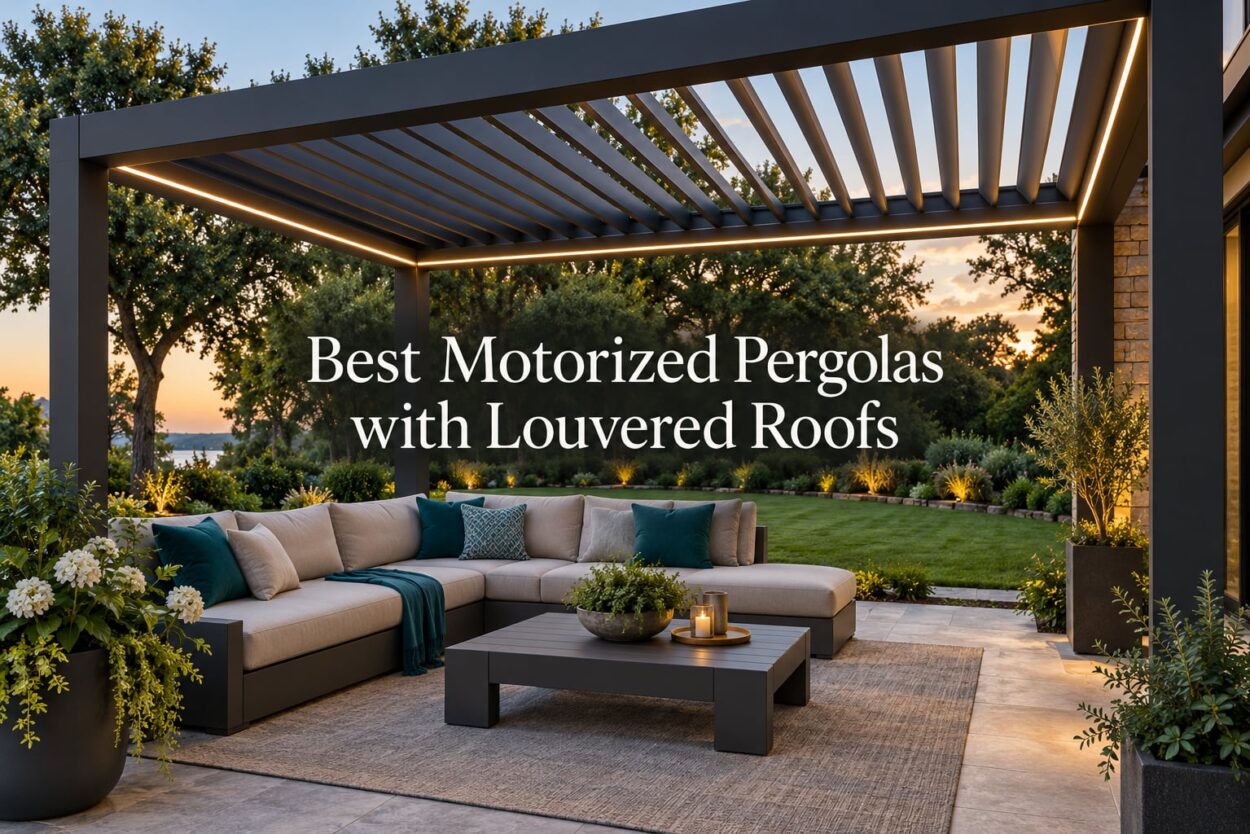 Best Motorized Pergolas with Louvered Roofs