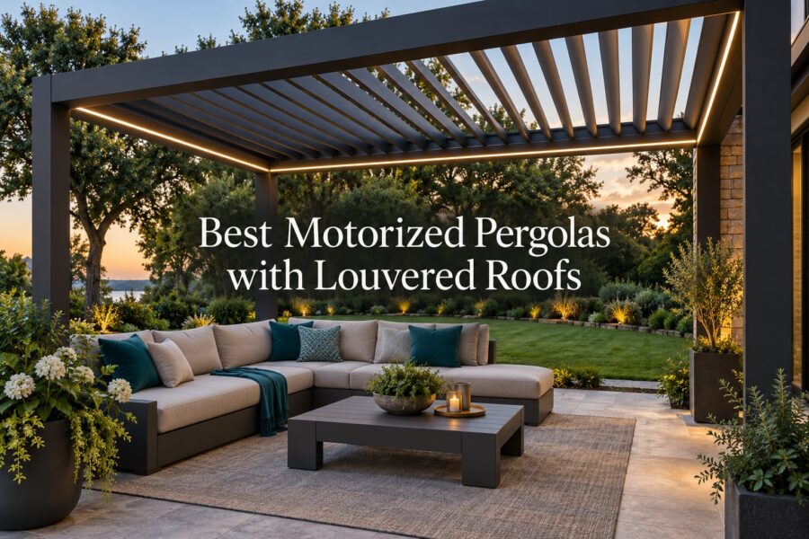 Best Motorized Pergolas with Louvered Roofs