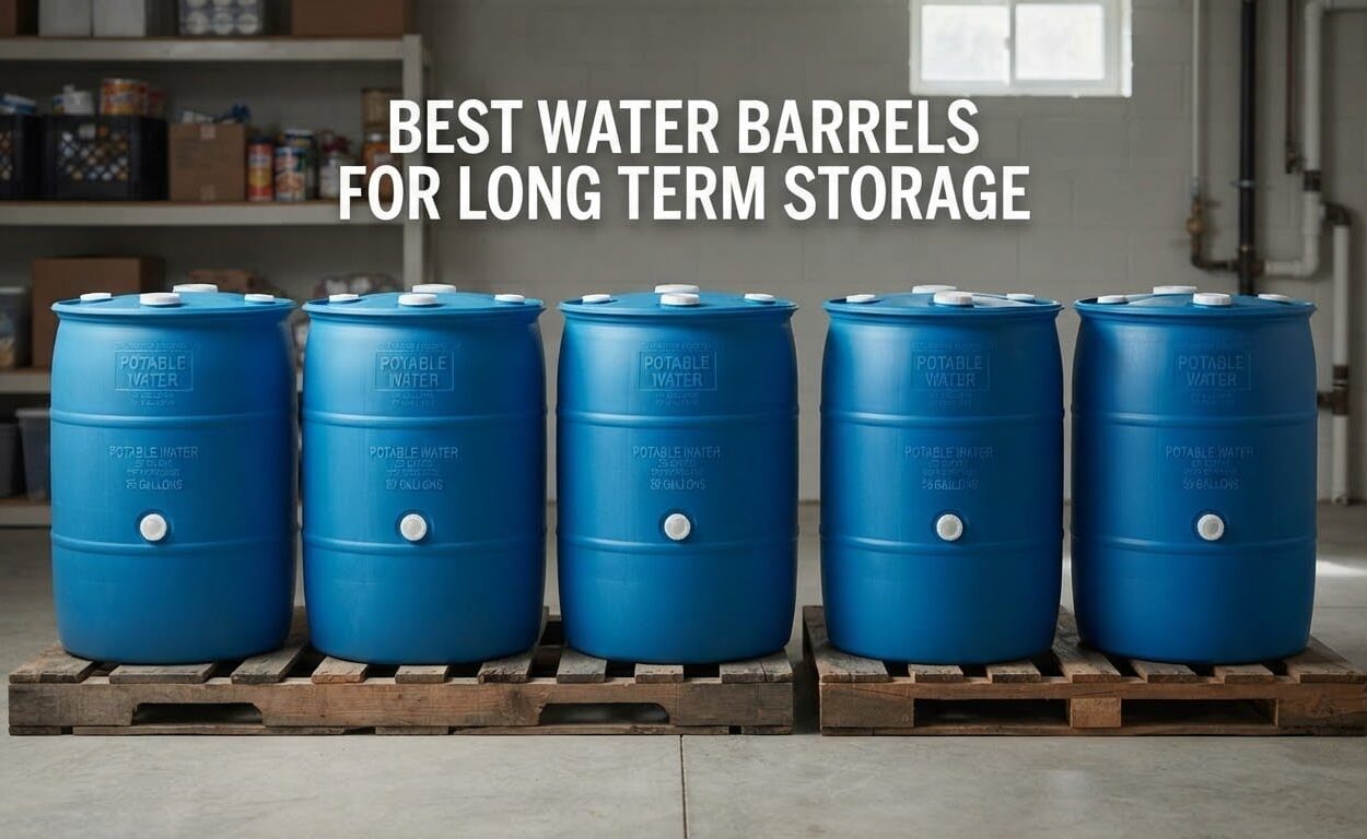best water barrels for long term storage