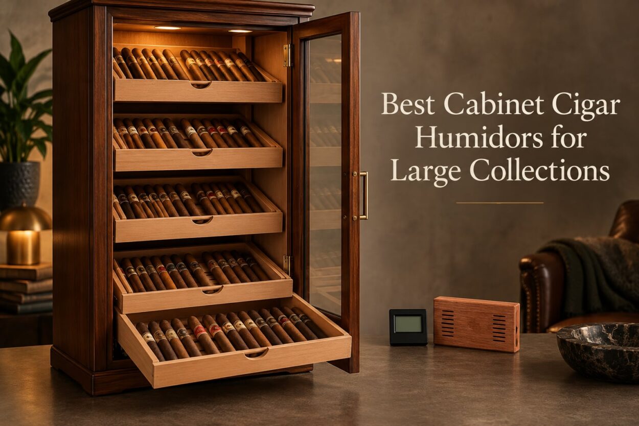 Best Cabinet Cigar Humidors for Large Collections