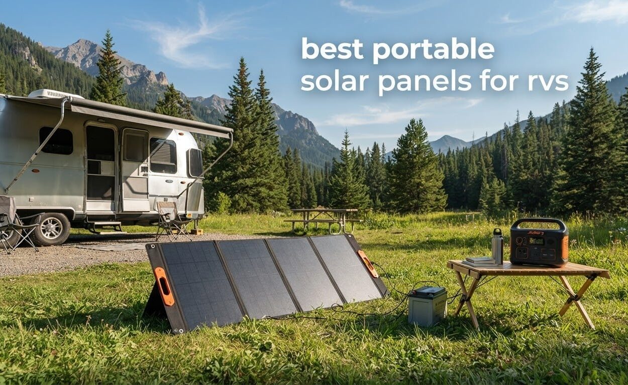 best portable solar panels for rvs