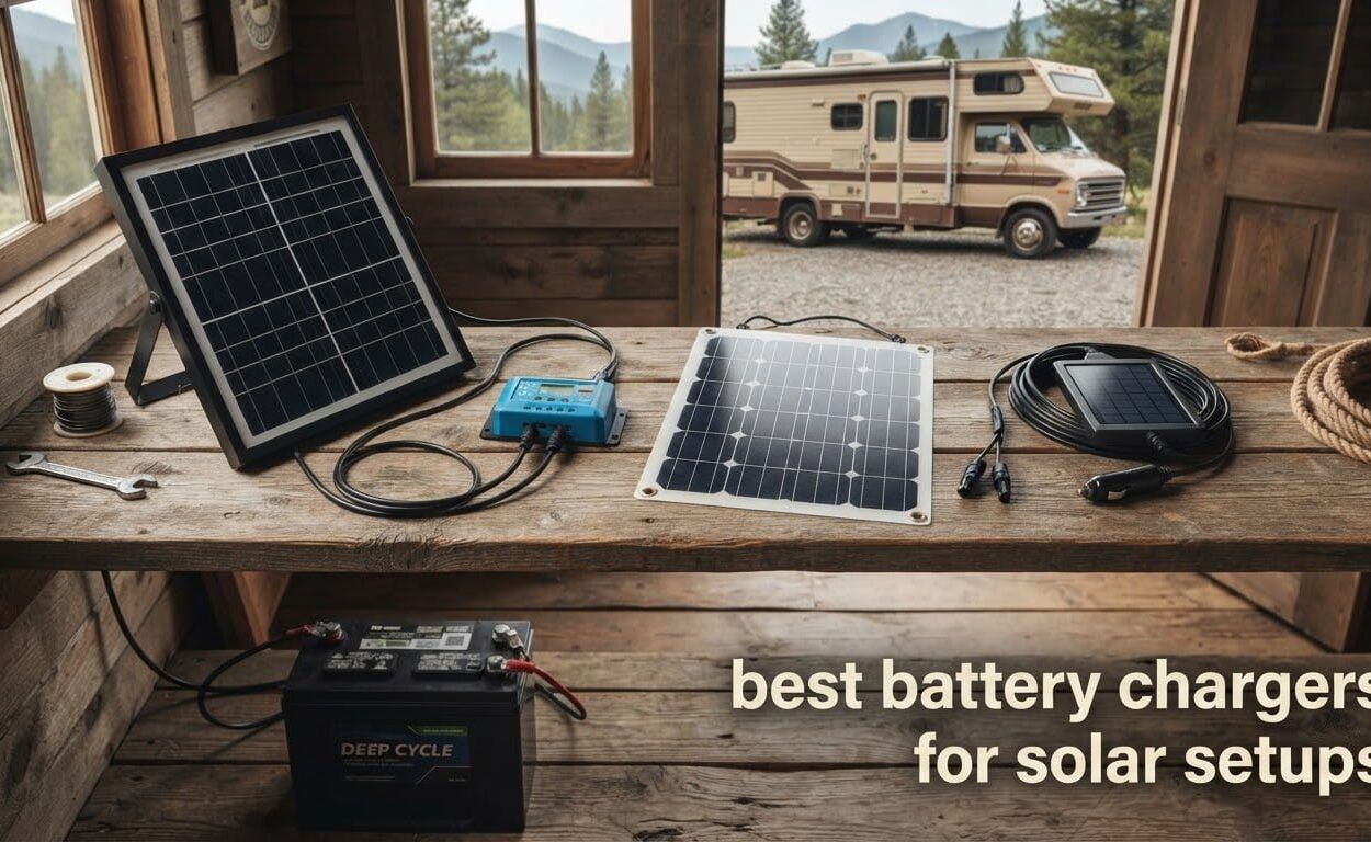 best battery chargers for solar setups