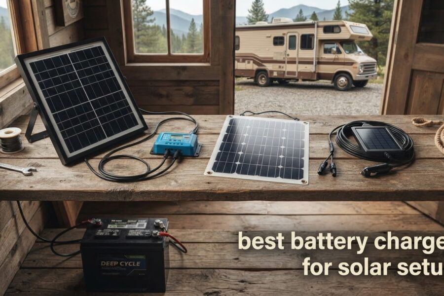 best battery chargers for solar setups