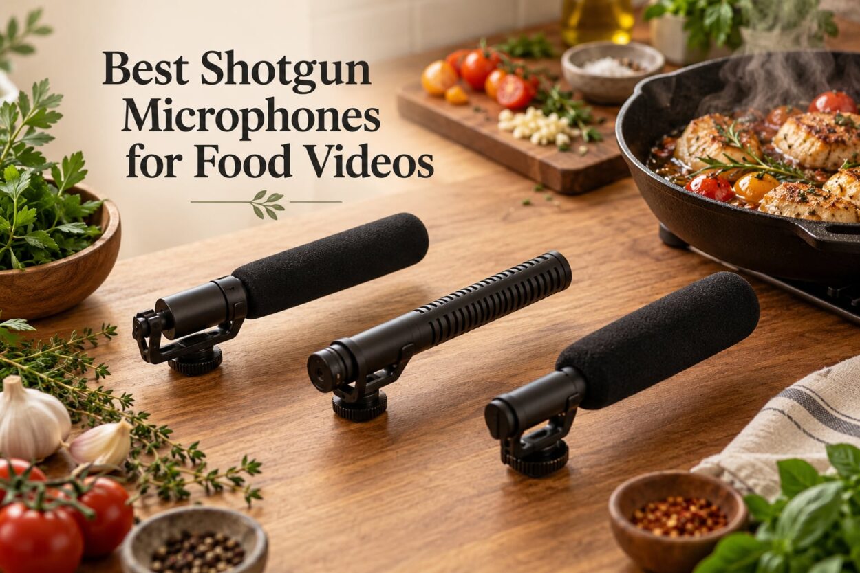 Best Shotgun Microphones for Food Videos