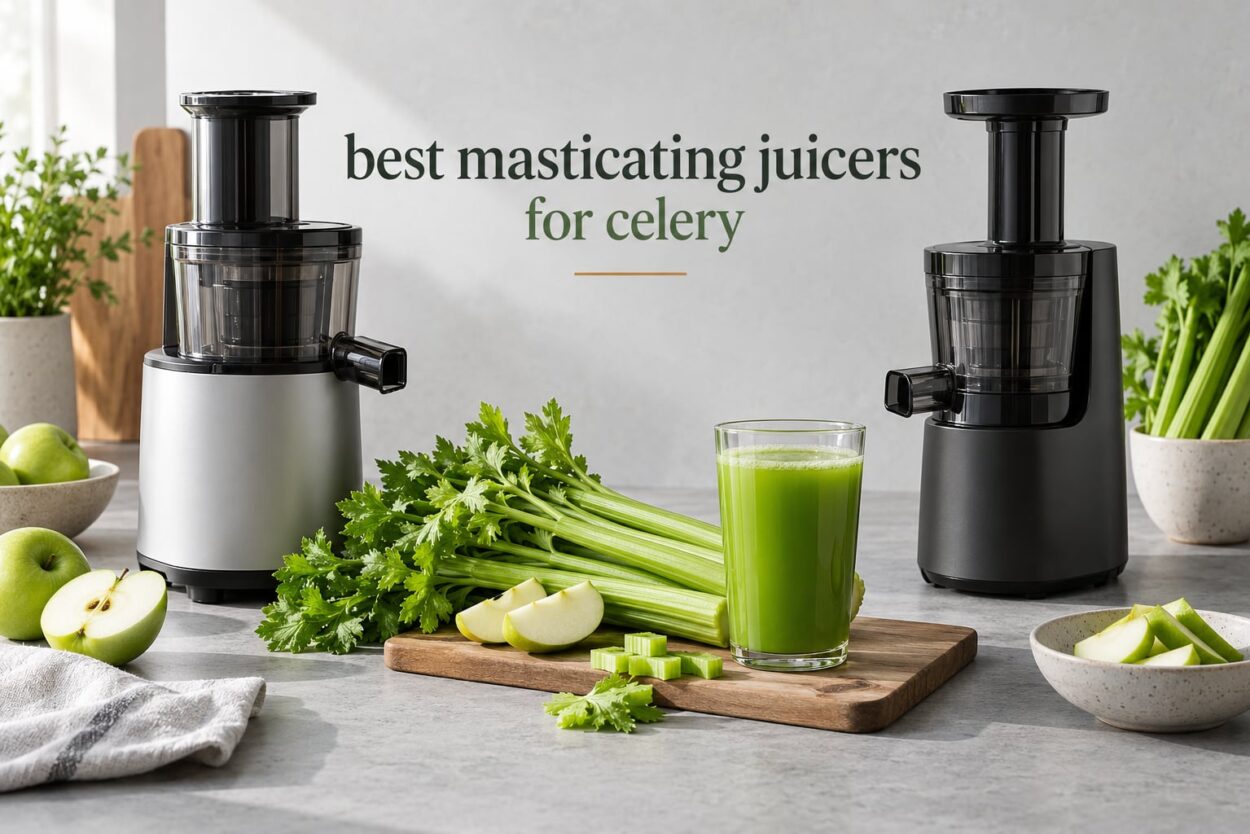 best masticating juicers for celery