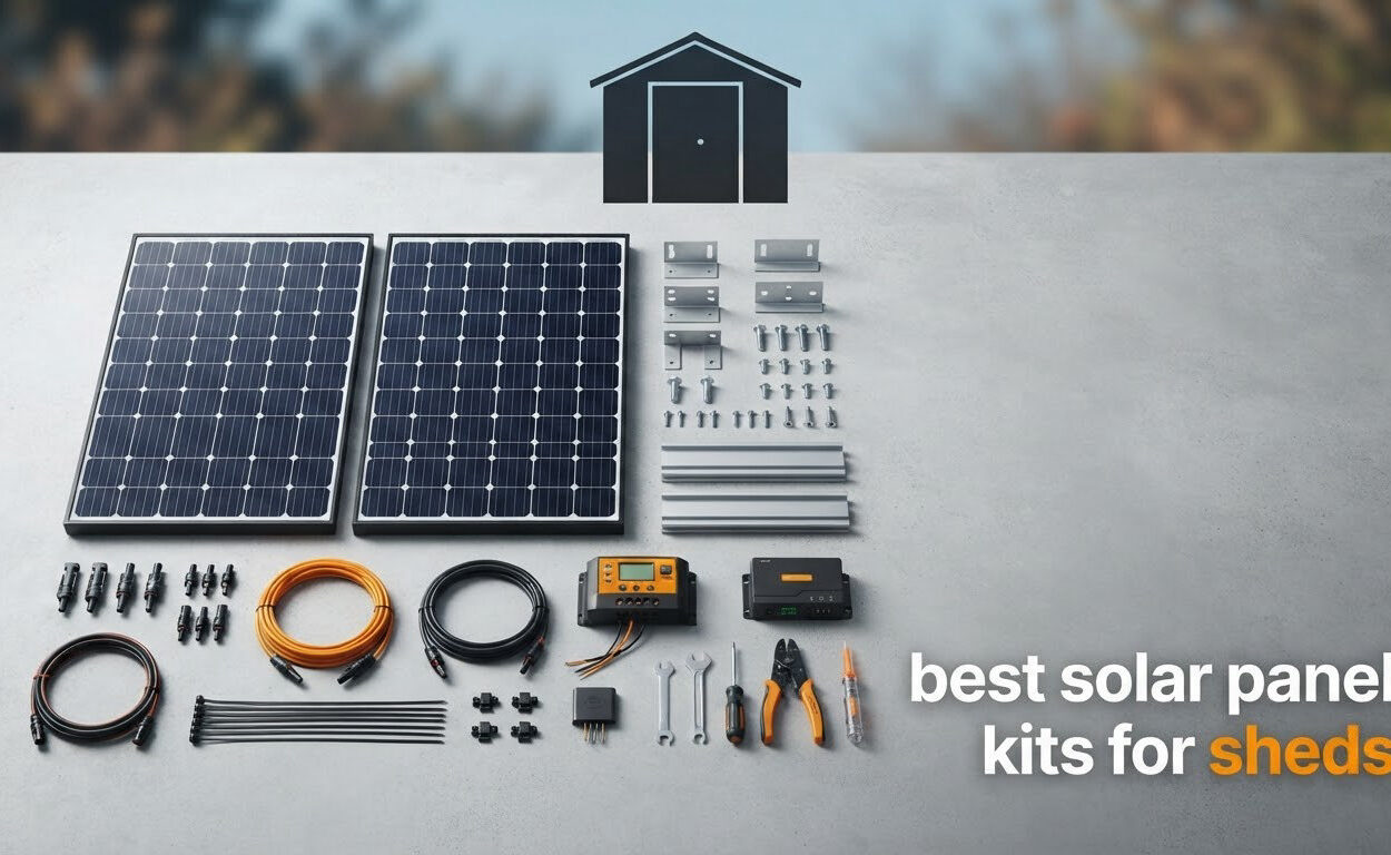 best solar panel kits for sheds