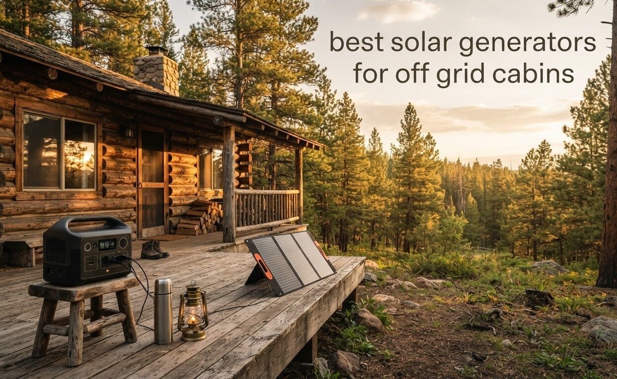 best solar generators for off grid cabins