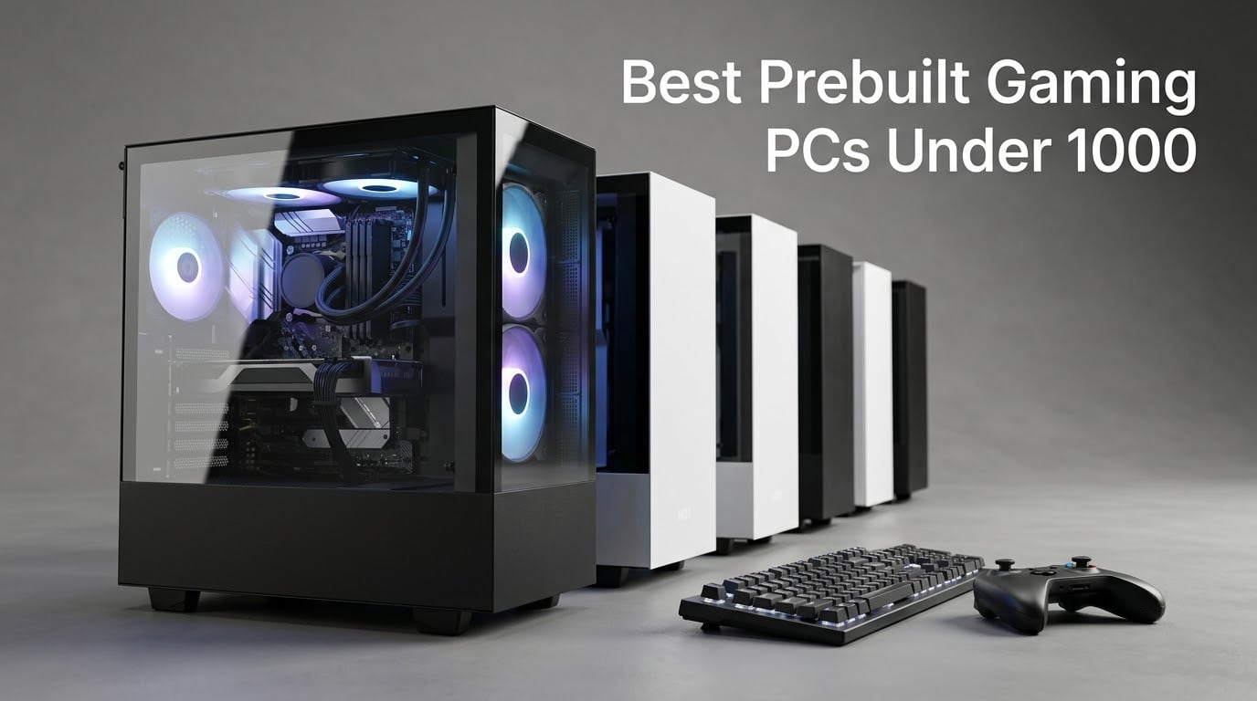 Best Prebuilt Gaming PCs Under 1000